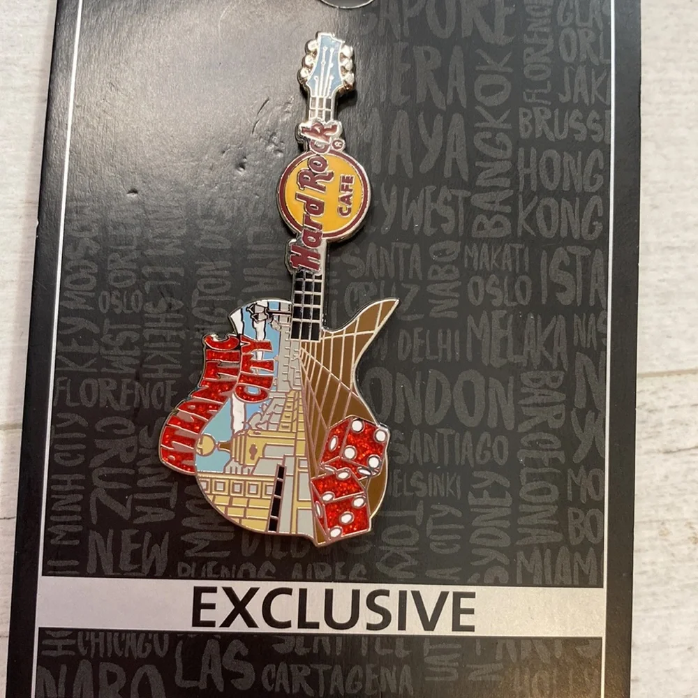 Hard Rock Cafe Atlantic City Exclusive Collectible Pin